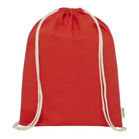 Odisha 140 g/m² gympapåse av ekologiskt OCS-material, 5 l  Standard | Röd | Inget reklamtryck | Inte tillgängligt | Inte tillgängligt | Inte tillgängligt