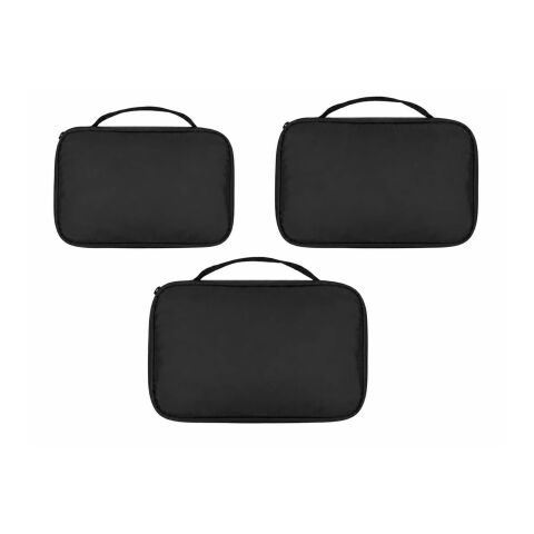 Jet GRS-återvunna packkuber – 3-pack Svart / Blå
