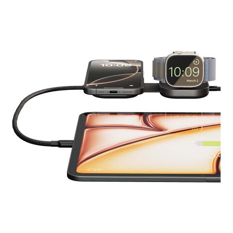 Zens Pro 3 140 W USB-C 3-i-1-laddningskabel Standard | Svart | Inget reklamtryck | Inte tillgängligt | Inte tillgängligt