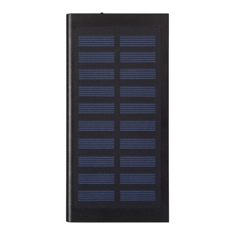 Stellar 8000 mAh soldriven powerbank Standard | svart | Inget reklamtryck | Inte tillgängligt | Inte tillgängligt