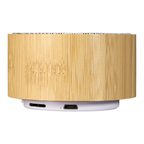 Cosmos Bluetooth® -högtalare i bambu Standard | Natur-Vit | Inget reklamtryck | Inte tillgängligt | Inte tillgängligt