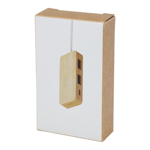 Tapas USB-hubb av bambu Standard | Natur | Inget reklamtryck | Inte tillgängligt | Inte tillgängligt