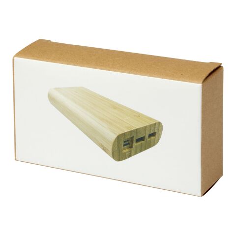 Tulda 20,000 mAh powerbank i bambu Standard | Natur | Inget reklamtryck | Inte tillgängligt | Inte tillgängligt