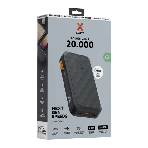 Xtorm FS520 Fuel Series 20 000 mAh 35 W powerbank Standard | Transparent svart | Inget reklamtryck | Inte tillgängligt | Inte tillgängligt