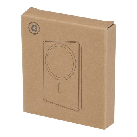 Acrab 5 000 mAh 15 W magnetisk trådlös powerbank med 20 W PD – tillverkad av återvunnen plast Standard | Svart | Inget reklamtryck | Inte tillgängligt | Inte tillgängligt