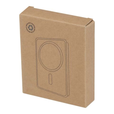 Acrab 10 000 mAh 15 W magnetisk trådlös powerbank med 20 W PD – tillverkad av återvunnen plast Standard | Svart | Inget reklamtryck | Inte tillgängligt | Inte tillgängligt