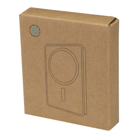 Avis 10 000 mAh magnetisk powerbank i RCS-återvunnet aluminium  Gun Metal CT