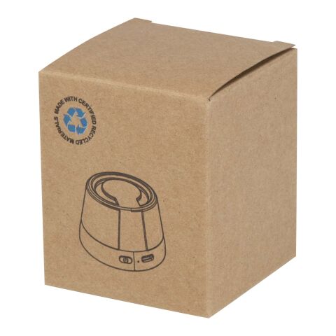 Horna magnetisk trådlös högtalare på 3 W av återvunnen plast Standard | Svart | Inget reklamtryck | Inte tillgängligt | Inte tillgängligt