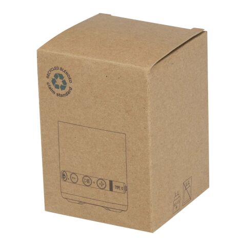 Hunor trådlös högtalare på 3 W av återvunnen plast Standard | Vit | Inget reklamtryck | Inte tillgängligt | Inte tillgängligt