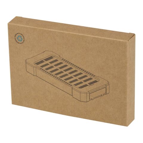 Altair 5 000 mAh 10 W robust solcellsbank av återvunnen plast med inbyggd ficklampa Standard | Svart | Inget reklamtryck | Inte tillgängligt | Inte tillgängligt