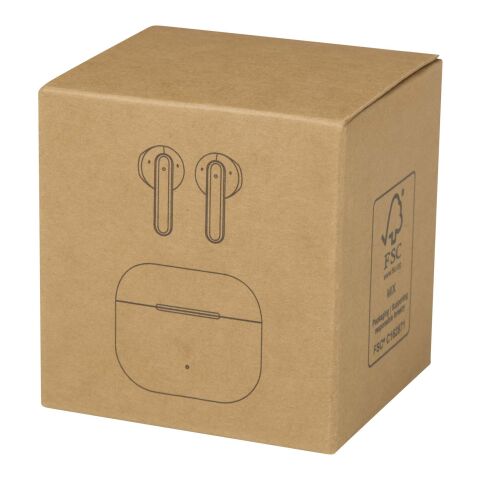 Altais True Wireless Bluetooth®-öronsnäckor av återvunnen plast Standard | Vit | Inget reklamtryck | Inte tillgängligt | Inte tillgängligt