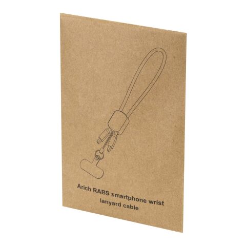 Arich armband med inbyggd 20 W Type-C-laddningskabel i RCS-återvunnet material Svart / Blå