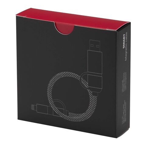 SMART 65 W 100 cm magnetisk 5-i-1-laddningskabel i RCS-återvunna material Svart / Blå