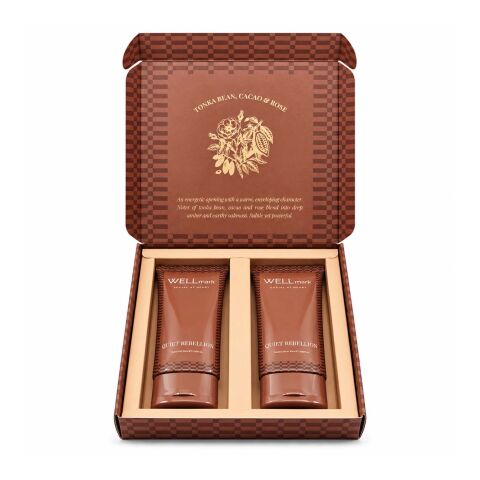 Wellmark Quite Rebellion 70 ml handtvål och 70 ml handkräm Rödbrun
