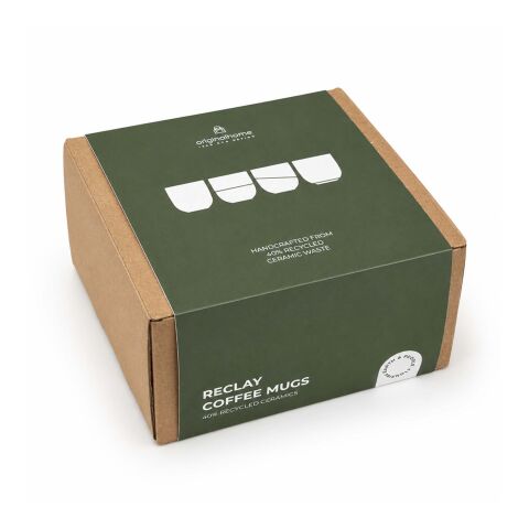 Originalhome Reclay 150 ml kaffemuggsset vit