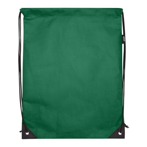 Evergreen icke-vävd väska med dragsko 5 l av återvunnen GRS Standard | Grön | Inget reklamtryck | Inte tillgängligt | Inte tillgängligt | Inte tillgängligt