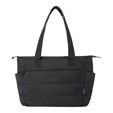 Puffer 15,6" laptoptote av återvunnen GRS, 18 l  Svart