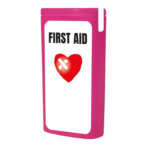MiniKit First Aid Magenta | Not applicable | 1-färgat Digitalt Klistermärke | framsida | 39 mm x 82 mm