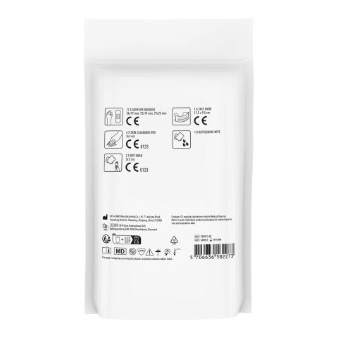 MyKit första hjälpen för kontoret med papperspåse vit | Inget reklamtryck | Inte tillgängligt | Inte tillgängligt