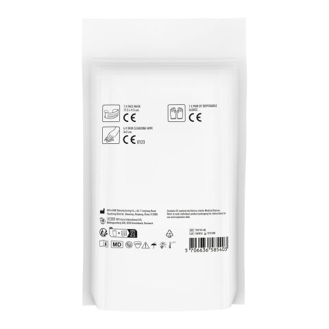 MyKit protection kit med papperspåse vit | Inget reklamtryck | Inte tillgängligt | Inte tillgängligt