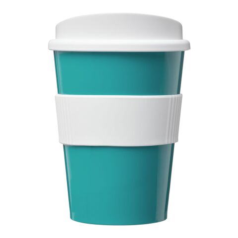 Americano® Medio 300 ml mugg med grepp Aquablå-Vit | Inget reklamtryck | Inte tillgängligt | Inte tillgängligt