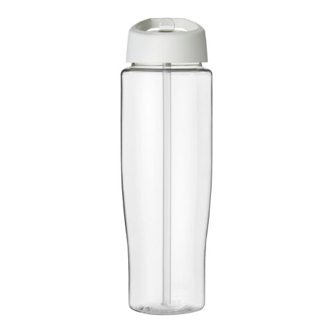 H2O Tempo® 700 ml sportflaska med piplock Transparent-Vit | Inget reklamtryck | Inte tillgängligt | Inte tillgängligt