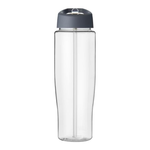 H2O Tempo® 700 ml sportflaska med piplock Transparent-Stormgrå