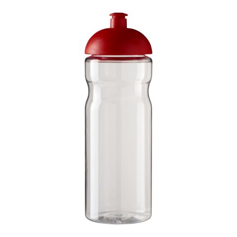 H2O Base® 650 ml sportflaska med kupollock Transparent-Röd | Inget reklamtryck | Inte tillgängligt | Inte tillgängligt