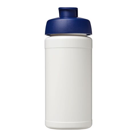 Baseline® Plus 500 ml sportflaska med uppfällbart lock Transparent-Blå | Inget reklamtryck | Inte tillgängligt | Inte tillgängligt
