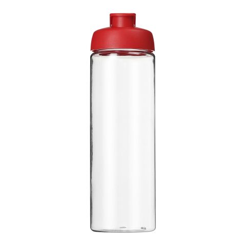 H2O Treble 850 ml sportflaska med uppfällbart lock Vit-Röd | Inget reklamtryck | Inte tillgängligt | Inte tillgängligt