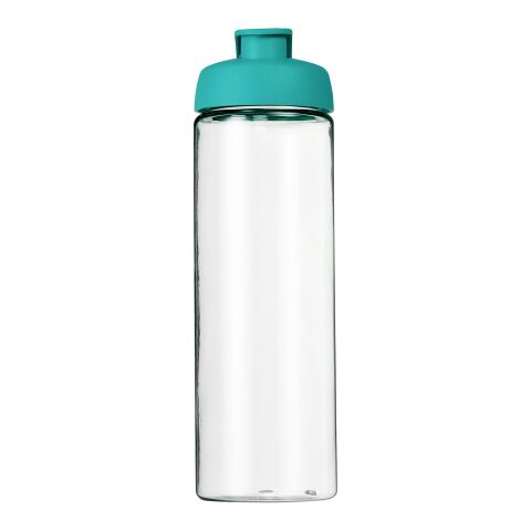 H2O Treble 850 ml sportflaska med uppfällbart lock Transparent klar-Aquablå
