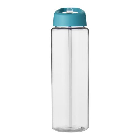 H2O Treble 850 ml sportflaska med piplock Transparent klar-Aquablå | Inget reklamtryck | Inte tillgängligt | Inte tillgängligt