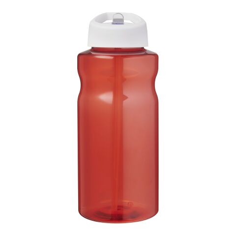 H2O Active® Eco Big Base 1-liters sportflaska med piplock Röd-Vit | Inget reklamtryck | Inte tillgängligt | Inte tillgängligt