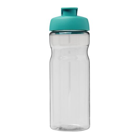 H2O Active® Base Tritan™ 650 ml sportflaska med uppfällbart lock Transparent klar-Aquablå | Inget reklamtryck | Inte tillgängligt | Inte tillgängligt