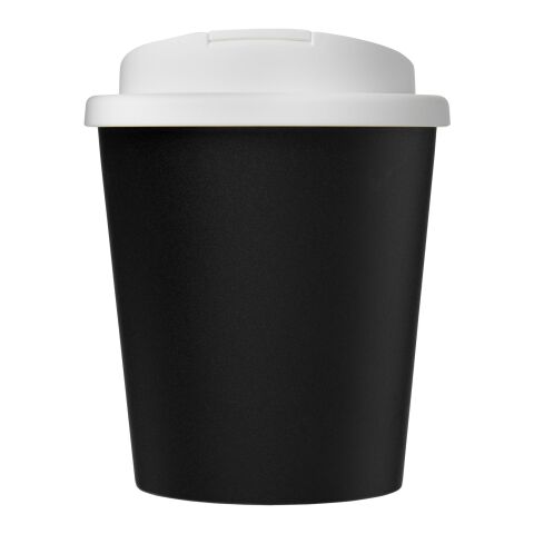 Americano® Espresso Eco 250 ml återvunnen termomugg med spillsäkert lock Svart-Vit