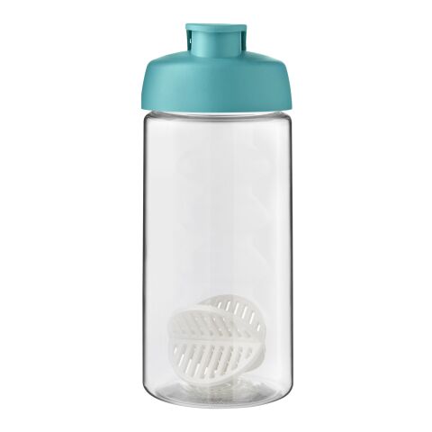 H2O Active Bop 500 ml shaker-flaska Aquablå-Vit | Inget reklamtryck | Inte tillgängligt | Inte tillgängligt