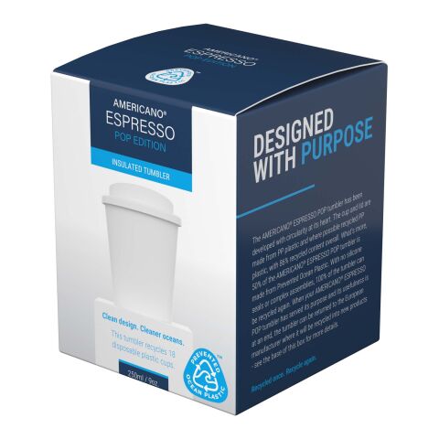 Americano® Espresso POP 250 ml mugg med spillsäkert lock Ljunggrön