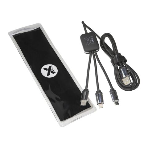 SCX.design C17 lättanvänd light-up kabel Standard | Röd-Svart | Inget reklamtryck | Inte tillgängligt | Inte tillgängligt