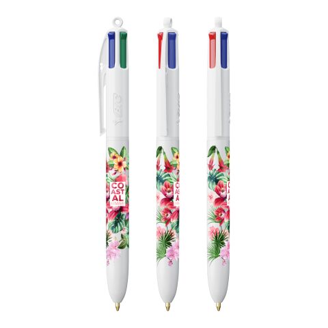 BIC® 4 Colours kulpenna vit