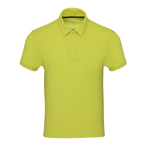 Akoya unisex polo av återvunnen frotté Limegrön | XXL