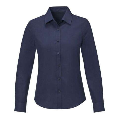 Pollux långärmad damskjorta Marinblå | 3XL