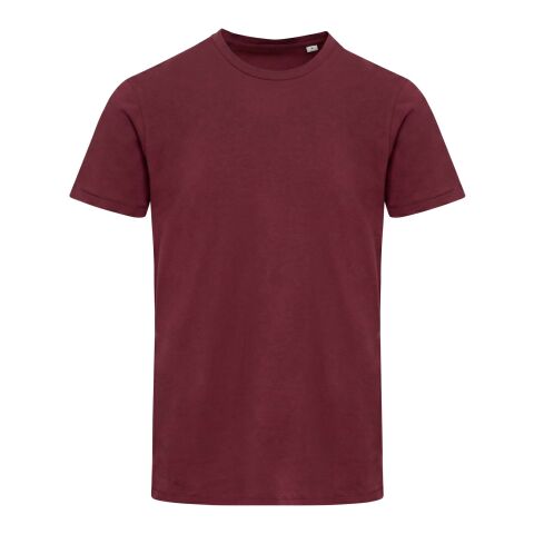 Balfour 200 g/m² kortärmad rundhalsad unisex-T-shirt av ekologiskt OCS-material Djup vinröd | L
