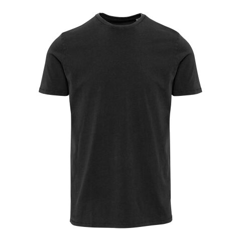 Nanaimo 160 g/m2 kortärmad tvättad T-shirt för herr Standard | Svart | XS | Inget reklamtryck | Inte tillgängligt | Inte tillgängligt | Inte tillgängligt