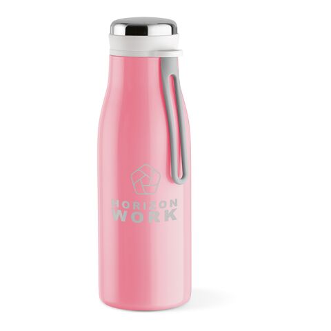 Arkansas 350 fles gerecycled roestvrij staal 400 ml Ljusrosa | Inget reklamtryck