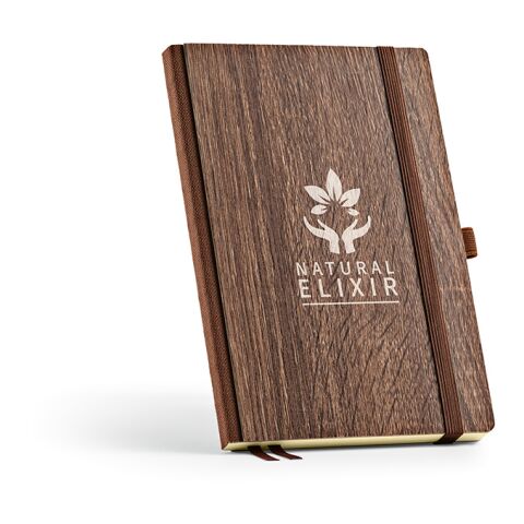 Steinbeck notitieboek A5 gerecycled papier 70 g/m Mörkbrun | Inget reklamtryck | A5