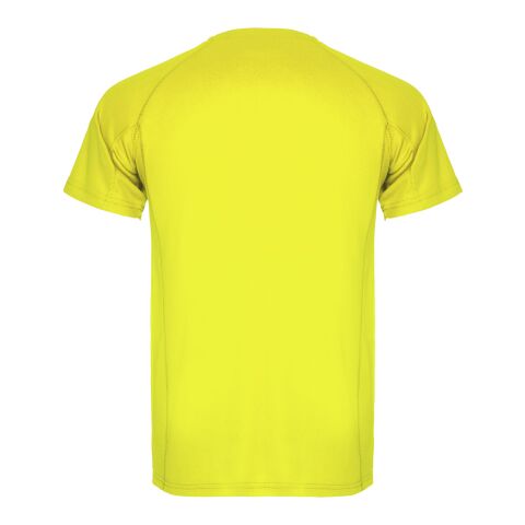 Montecarlo kortärmad sport-T-shirt för barn Fluor Yellow | 12