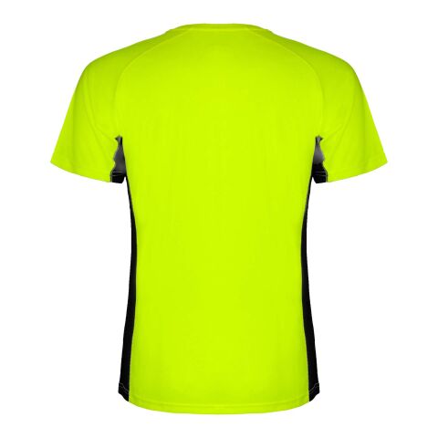 Shanghai kortärmad sport-T-shirt för barn Fluor Green-Svart | 12