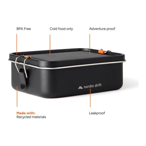 Nordic Trail RSC Adventure lunchbox 1200ml svart | Inget reklamtryck | Inte tillgängligt | Inte tillgängligt