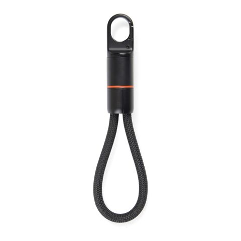 Nordic Drift Everest USB-C 60W snabbladdningskabel karbinhak svart