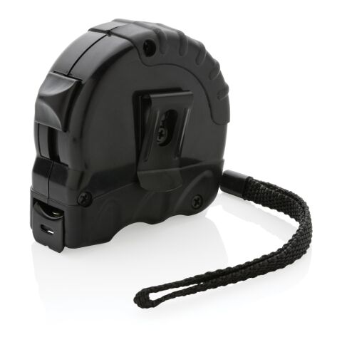 RCS återvunnen plast 5M/19mm måttband svart | Inget reklamtryck | Inte tillgängligt | Inte tillgängligt